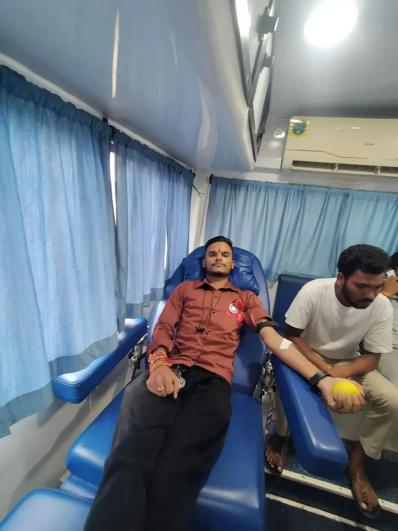 शासकीय महाविद्यालय अंजनिया में राष्ट्रीय सेवा योजना स्थापना दिवस और स्वैच्छिक रक्तदान शिविर का आयोजन